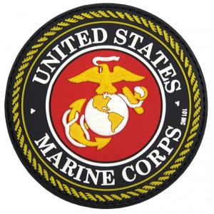 TOPPA 3D GOMMA US MARINE CORPS RED